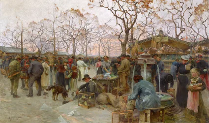Le marché aux oiseaux parisien